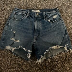 Abercrombie Distressed Denim Shorts